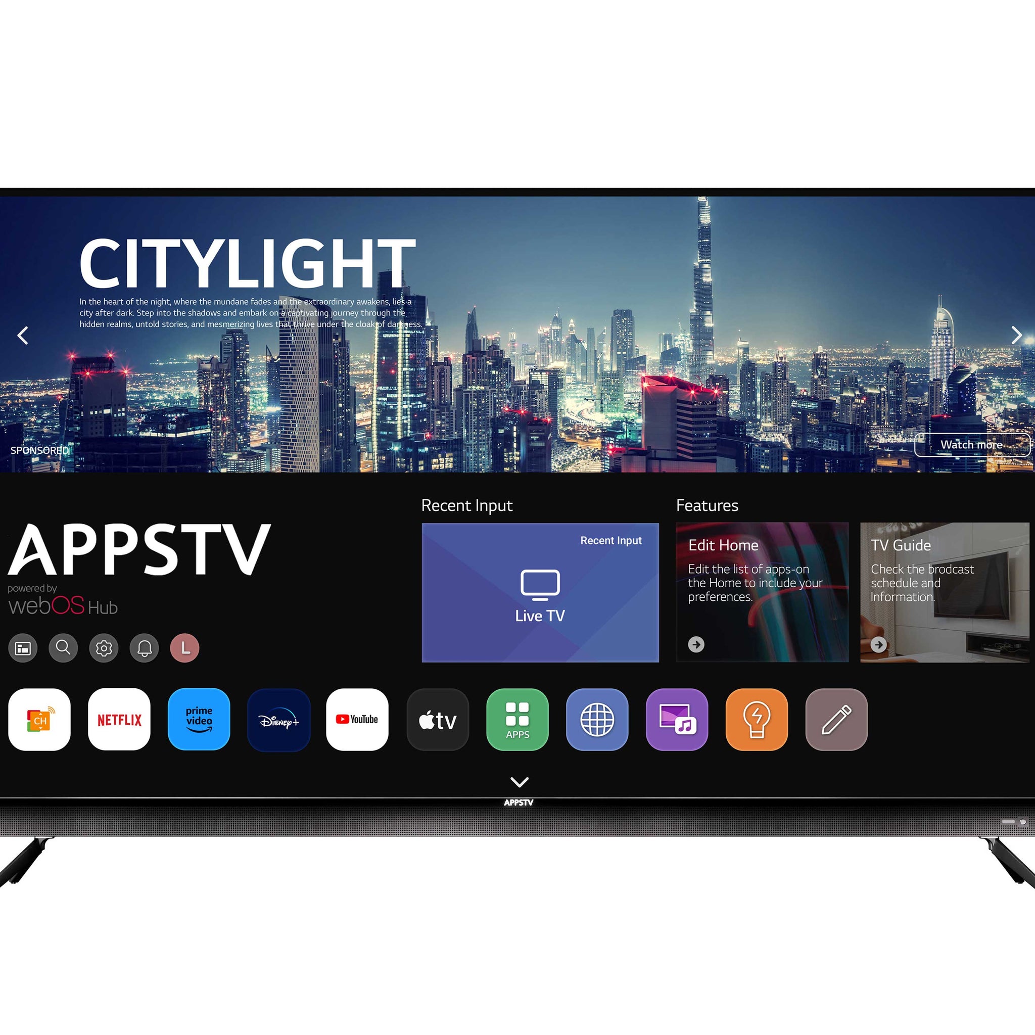 55" 4K QLED UHD Smart TV VQ55 with Built-in Soundbar [SuperTech Sale]